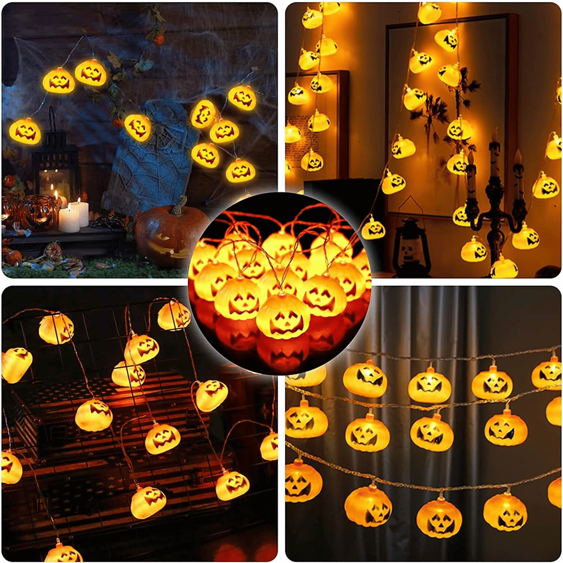 Calabazas Mágicas™ Alivia el estrés visual de espacios oscuros y fríos.